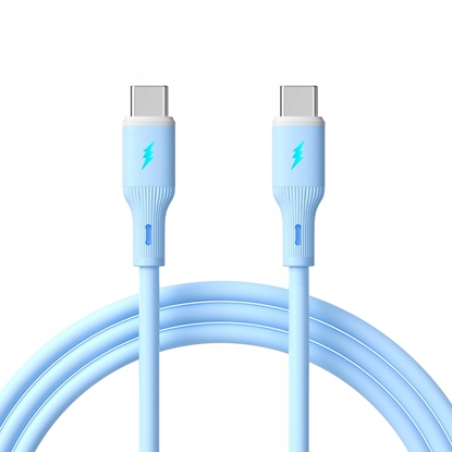 Picture of Kabel USB Akyga USB-C - USB-A 1 m Niebieski (AK-USB-68)