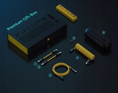 Picture of Kabel USB AOHI Zestaw Kabli USB-C AOHi The Future Creative Power 8 in 1 240W