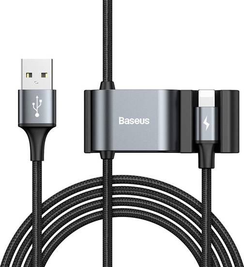 Изображение Kabel USB Baseus USB-A - Lightning 1 m Czarny (CALHZ-01)
