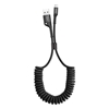 Picture of Baseus Fish Eye Spring Cable Lightning 2A 1m Black