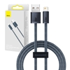Изображение Kabel USB Baseus USB-A - Lightning 2 m Szary (CALD000516)
