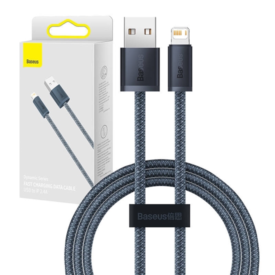 Picture of Kabel USB Baseus USB-A - Lightning 2 m Szary (CALD000516)
