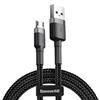 Изображение Kabel USB Baseus USB-A - microUSB 2 m Czarno-szary (CAMKLF-CG1)