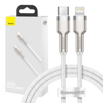 Attēls no Kabel USB Baseus USB-C - Lightning 1 m Biay (CATLJK-A02)