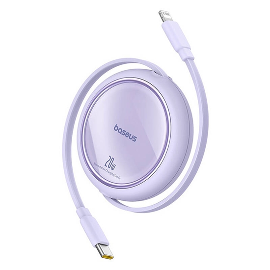 Изображение Kabel USB Baseus USB-C - Lightning 1 m Fioletowy (P10364501511-00)