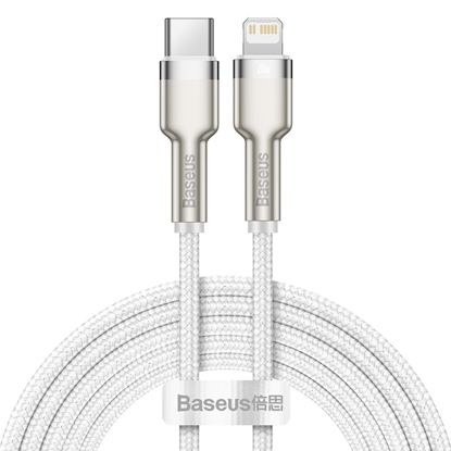Attēls no Kabel USB Baseus USB-C - Lightning 2 m Biay (CATLJK-B02)