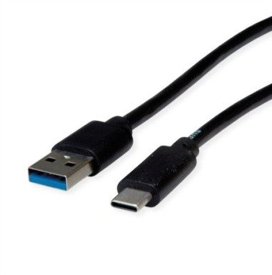 Picture of Kabel USB Digitus USB-A - USB-C 1 m Czarny (11.45.9011)