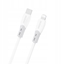 Picture of Kabel USB Dudao Kabel Dudao L25SX 30 W USB-C - Lightning z mikkim silikonowym oplotem 1 m - biay