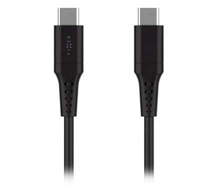 Picture of Kabel USB Fixed USB-C - USB-C 0.3 m Czarny (FIXDLS-CC03-BK)