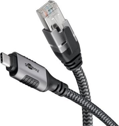 Изображение Kabel USB Goobay USB-C - RJ-45 7.5 m Czarny (70753)