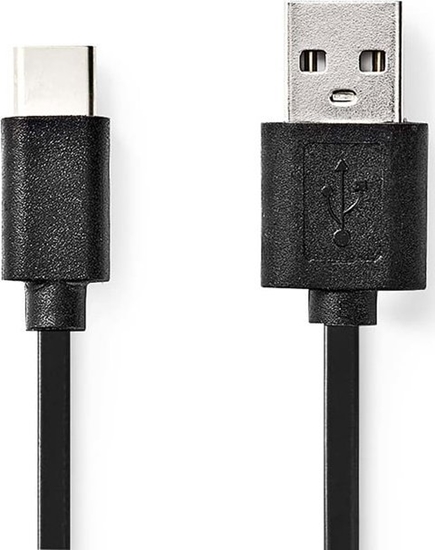 Picture of Kabel USB Nedis USB-A - USB-C 3 m Czarny (CCGL60600BK30)