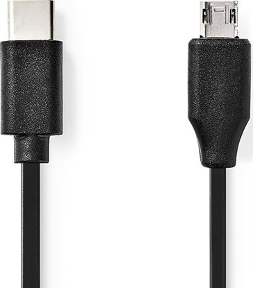 Attēls no Kabel USB Nedis USB-C - micro-B 1 m Czarny (CCGL60750BK10)
