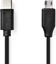 Attēls no Kabel USB Nedis USB-C - micro-B 1 m Czarny (CCGL60750BK10)