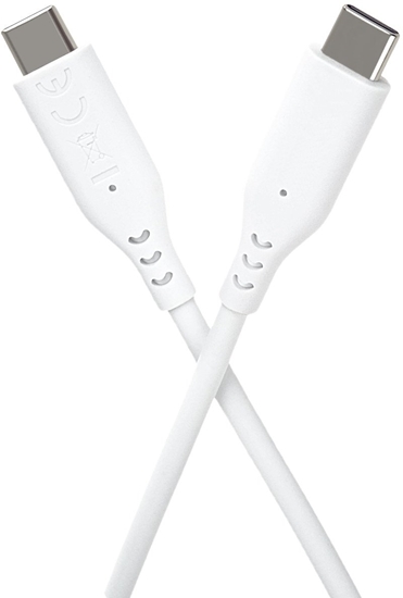 Picture of Kabel USB PremiumCord PREMIUMCORD Kabel USB-C na USB-C, 60W, 480Mbps, silikonowy, biay, 1,5m