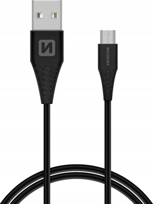 Attēls no Kabel USB Swissten USB-A - microUSB 1.5 m Czarny (71504303)