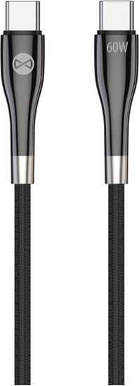 Изображение Kabel USB Techonic Forever Kabel Sleek Usb-C - Usb-C 1,0 M 60W Czarny