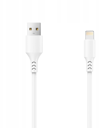 Picture of Kabel USB TelForceOne Setty kabel USB - Lightning 3,0 m 2A biay