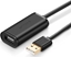 Picture of Kabel USB Ugreen USB-A - USB-A 15 m Czarny (UGR405BLK)