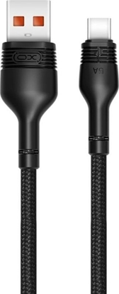 Изображение Kabel USB XO USB-A - USB-C 1 m Czarny (GSM094467)