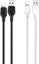Изображение Kabel USB XO XO kabel NB103 USB - Lightning 1,0 m 2,1A czarny 30szt / biay 20szt zestaw