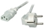 Изображение Kabel zasilajcy EFB Kabel zasilajce ochrona kontaktu 90°-C13 180° szary 3.0m 3x1.00m