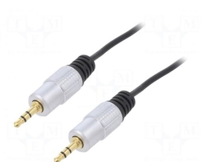 Attēls no Kabelis | Jack 3,5 mm spraudnis, RCA spraudnis x2 | 2m | Pārklājums: apzeltīts