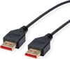 Picture of Kabelis DisplayPort v1.4, M / M, slim, melns, 1.5m, Roline