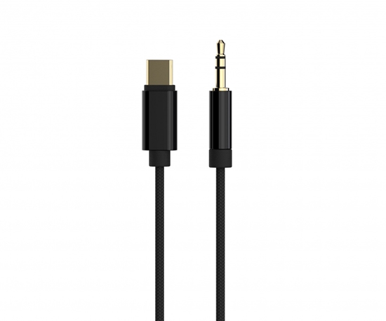 Picture of Kabelis Gembird USB type-C Male - 3.5 mm Female 1.5m Black