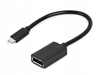 Picture of Kabelis Gembird USB Type-C Male - DisplayPort Female 4K 15cm Black