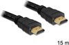 Изображение Kabelis High Speed HDMI Ethernet – A M/M 15 m, Delock