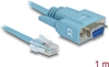 Picture of Kabelis RS-232 DB9 > 1 x Serial RS-232 RJ45, F / M, 1m, Delock