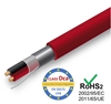 Изображение Kabelis ugunsdrošības sistēmām PRO BASE - 1x2x0.8, sarkans,100m, CPR class - Dca