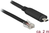 Picture of Kabelis USB2.0 TypeC > 1xSerial RS-232 RJ45, M / M, 2.0m, Delock