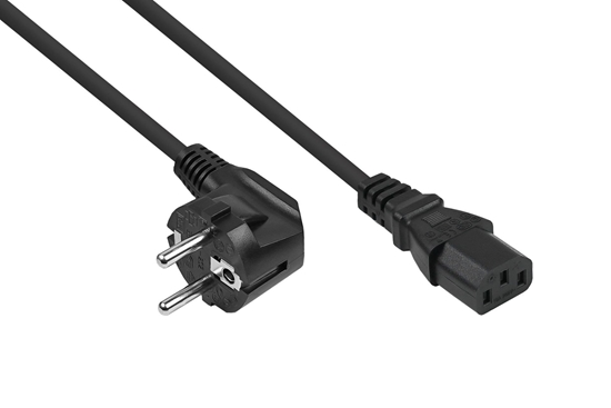 Изображение Kabelmeister SK1430-S005 kabel zasilajce Czarny 0,5 m IEC C14 IEC C13