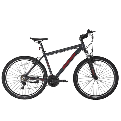 Изображение Kalnu velosipēds Bisan ATLAS V-25 pelēks/sarkans (M)
