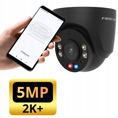 Attēls no Kamera IP Foscam Kamera IP do monitoringu Foscam W5EP 5MP POE Czarna