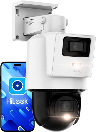 Picture of Kamera IP HiLook Kamera IP obrotowa PTZ-N2D400M-DE/14(PTZ-D4) TandemVu by Hikvision