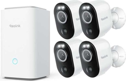 Picture of Kamera IP Reolink Reolink Home Hub + 4x Argus 3 Ultra 4K | 8MP | Battery | IP65