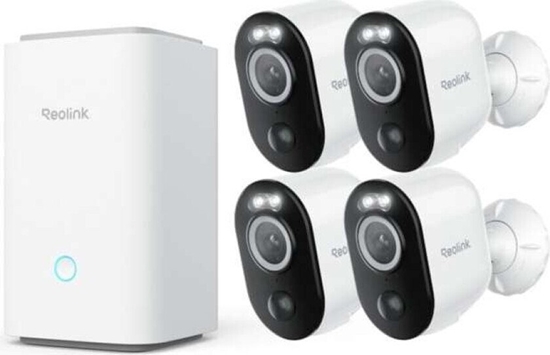 Picture of Kamera IP Reolink Reolink Home Hub + 4x Argus 3 Ultra 4K | 8MP | Battery | IP65