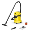 Изображение Vacuum Cleaner|KARCHER|Input power 1000 W|Dust capacity 17 L|Drum vacuum|Cleaning type Dry&wet|Dust container Dust bag|Colour Black/Yellow|1.628-130.0