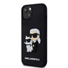 Изображение Karl Lagerfeld 3D Rubber Karl and Choupette Case for iPhone 13 / Black