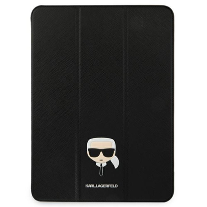 Picture of Karl Lagerfeld Saffiano KLFC11OKHK Book Cover Case For Tablet Apple iPad 11" Pro 2021 Black