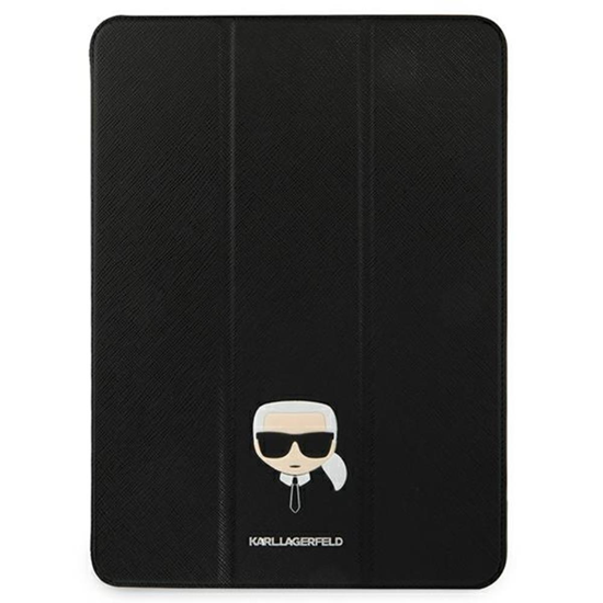 Picture of Karl Lagerfeld Saffiano KLFC11OKHK Book Cover Case For Tablet Apple iPad 11" Pro 2021 Black