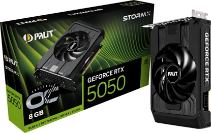 Attēls no Karta graficzna Palit GeForce RTX 5050 StormX OC 8GB GDDR6 DLSS4 (NE65050T19P1-GB2070F)