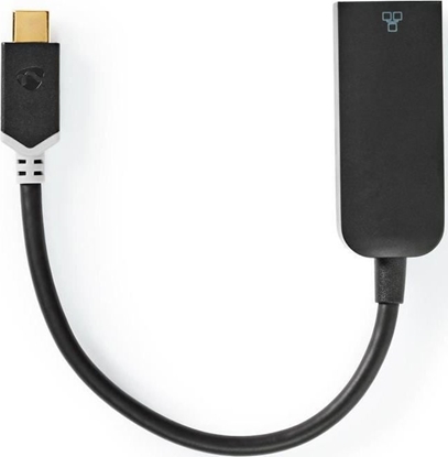 Attēls no Karta sieciowa Nedis USB-C - RJ-45 0.2 m Czarny (CCBW64952AT02)