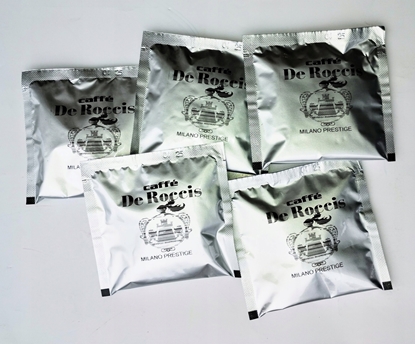 Attēls no Kawa mielona Kawa mielona w saszetkach De Roccis Milano Prestige 50szt