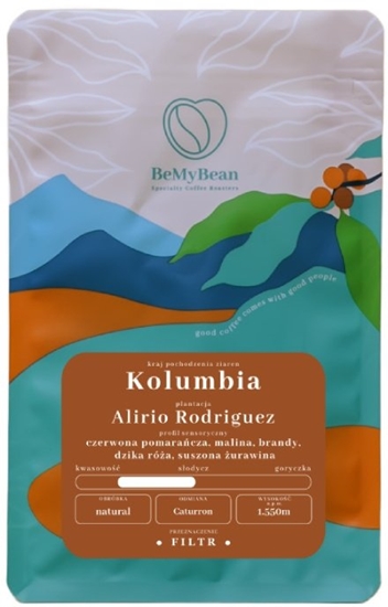 Изображение Kawa ziarnista BeMyBean kawa ziarnista Kolumbia Alirio Rodriguez Filter 250 g