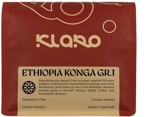 Picture of Kawa ziarnista BeMyBean Klaro - kawa ziarnista Etiopia Konga Przefiltrowana Filtr 250 g