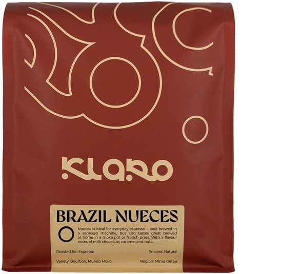 Изображение Kawa ziarnista Hard Beans Coffee Klaro kawa ziarnista Brazylia Orzechy Espresso 1 kg