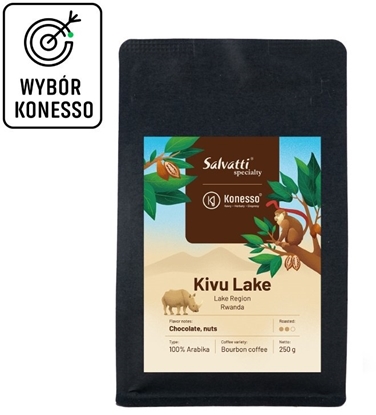 Attēls no Kawa ziarnista Salvatti Kawa ziarnista Rwanda Kivu Lake 250g